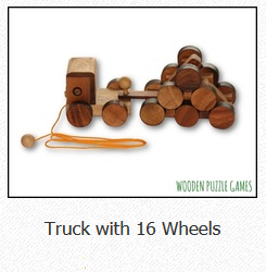 Truck with 16 Wheels